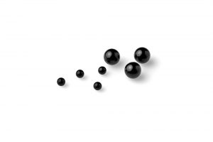 Swiss Jewel Black Glass Balls