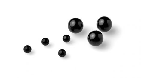 Black Glass Ball Bearings
